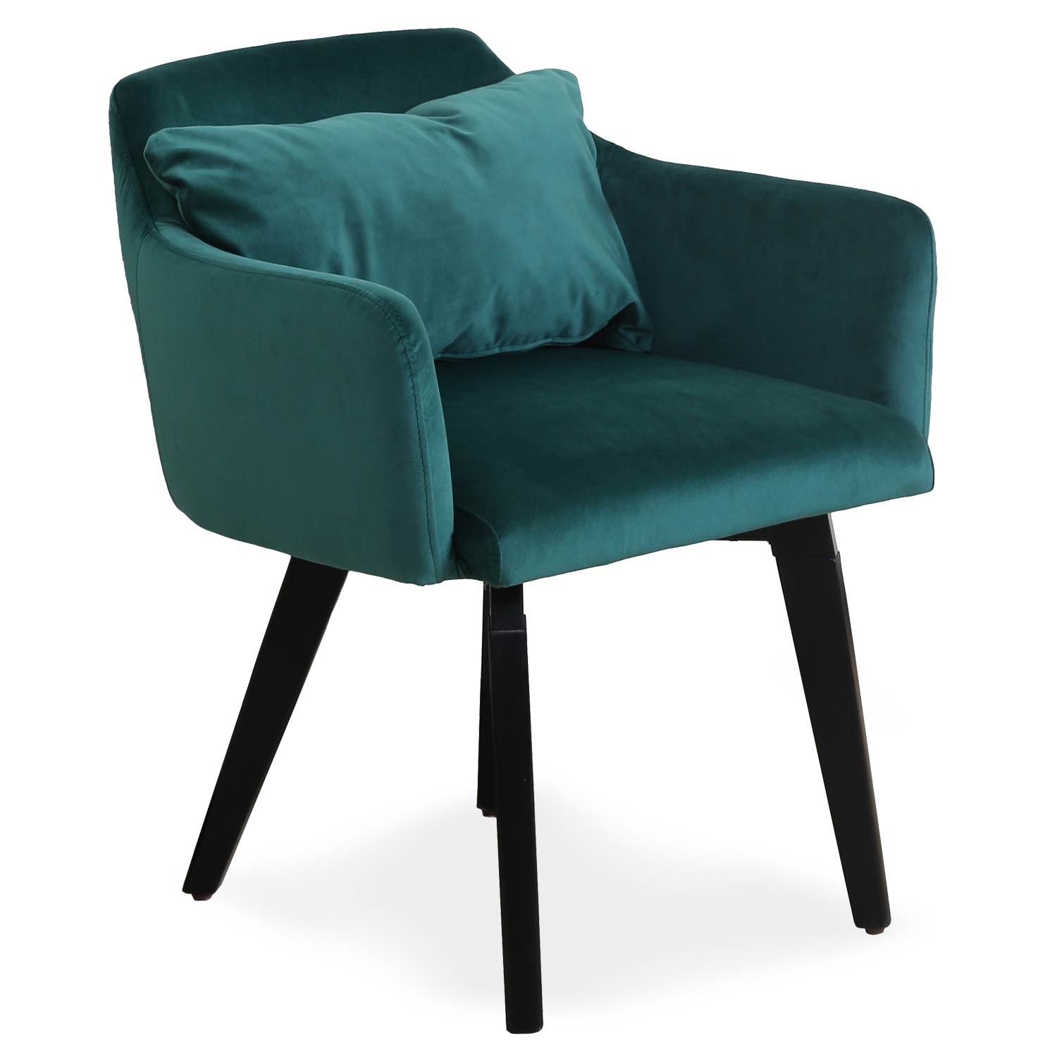 Chaise / fauteuil Gybson Velours Vert
